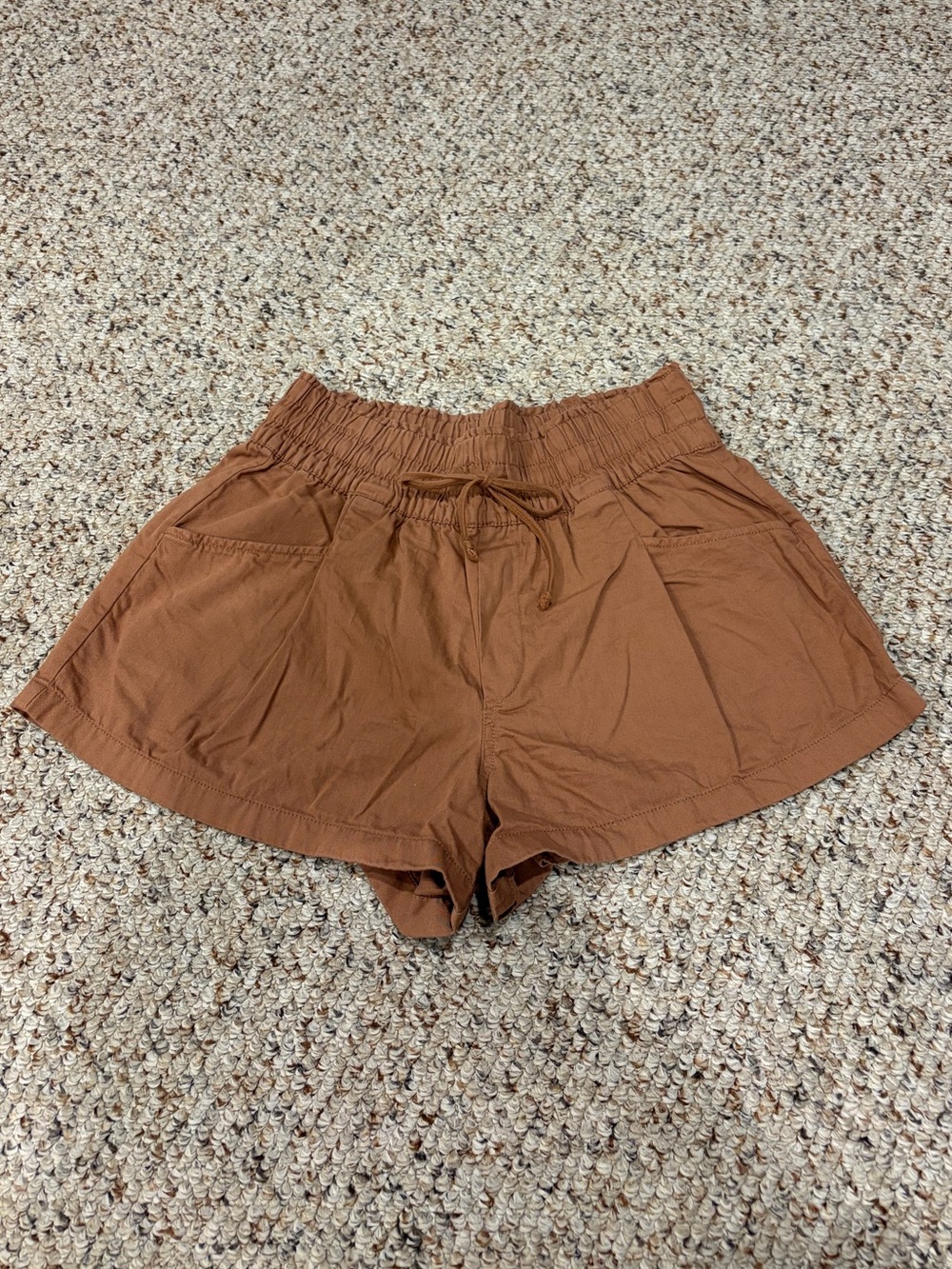 Aerie Pull On Linen Shorts